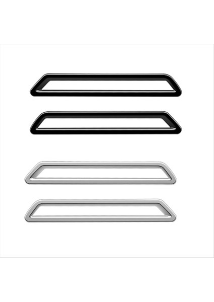 Araba Arka Sis Fagarı Kapakları Çıkartma Sisleri Koruyucu Çerçeve Honda Wrv 2024 Japon Sürümü Gümüş (Yurt Dışından) fırsatları