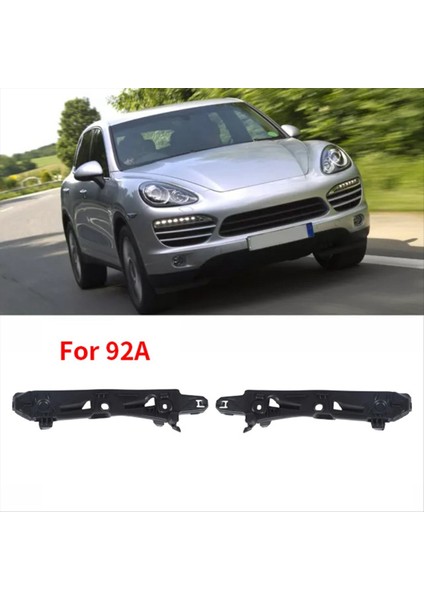 1 Çift Ar-Ge Ön Tampon Braketi Tampon Koruma Tutucusu 958504901 9585055001 Porsche Cayenne 92A 2011-2017 (Yurt Dışından)
