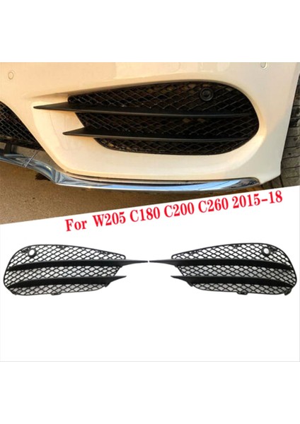 Ön Tampon Sis Lambası Hava Havalandırma Izgara Kapağı Mercedes-Benz C-Class W205 C180 C200 C260 2015-2018 2058552523 (Yurt Dışından) modelleri