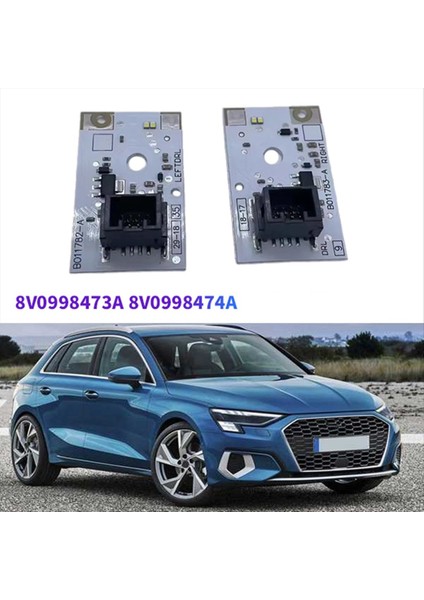 Audi A3 2016-2021 Gündüz Çalışma Işık Kurulu (Drl) Chıp Tahtası/pcb B011783-A-RIGHT (Yurt Dışından) modelleri