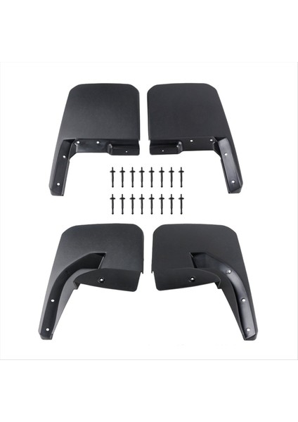 Ön ve Arka Sıçrama Korumaları Çamurluk Fişekleri Jeep Wrangler Için Çamur Flepleri Jl 2018-2024 Çamur Sıçrama Muhafızları Kiti (Yurt Dışından)