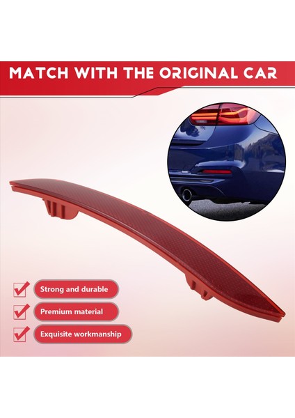 Arka Tampon Reflektör Şeridi Kapağı Sol Sağ Taraf 63147301187 63147301188 -Bmw 430I 440I 2017-2020 Için (Yurt Dışından) modelleri