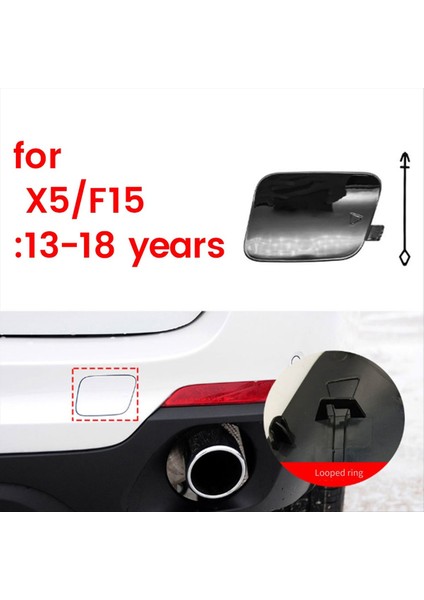 Araba Arka Tampon Çekme Kanca Kapağı Boyalı 51127378573 51127378574 Bmw X5 F15 2013-2018 Fragman Kapağı Siyah (Yurt Dışından) indirimleri