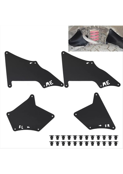 1 Set Yeni Yüksek Kaliteli Araba Çamurluk Conta Contası Koruyucu 53735-35150 53736-35150 53886-35020 Toyota Prado Için (Yurt Dışından) modelleri