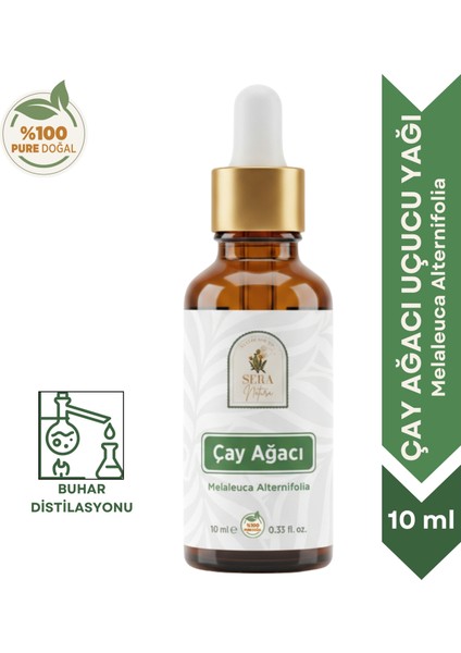 Çay Ağacı Uçucu Yağı %100 Saf 10 ml
