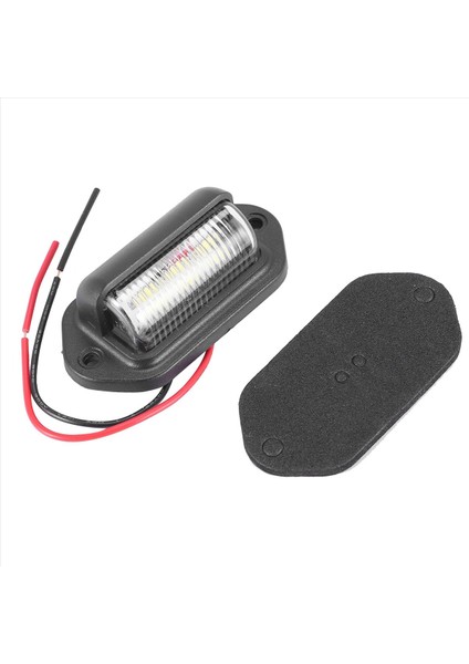 4pcs 12V 6 Smd LED Dış Plaka Etiketi Işık Su Geçirmez Plaka Lambası Araba Kamyonu Için Arka Lamba Rv Römork Teknesi (Yurt Dışından)