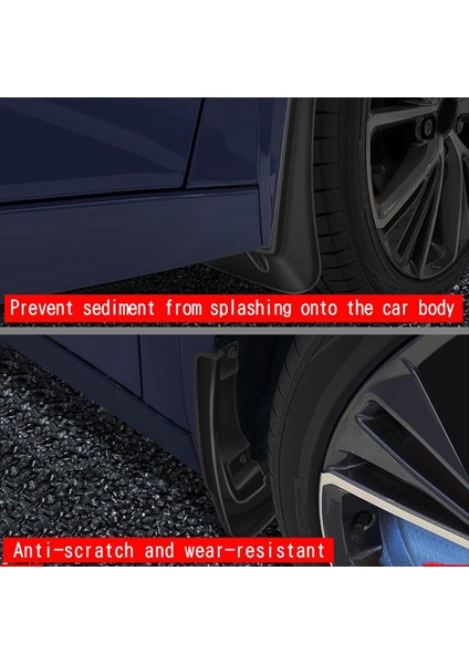 Toyota Prius 60 Serisi 2023+ Çamurluk Çamurluk Çamur Guard Flep Splash Flaps Aksesuarları (Yurt Dışından) modelleri