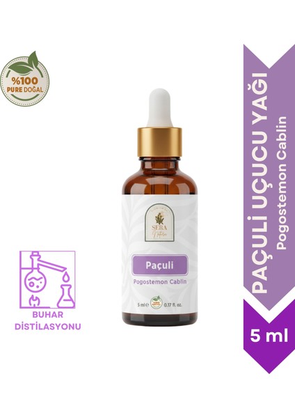 Paçuli Uçucu Yağı %100 Saf 5 Ml.
