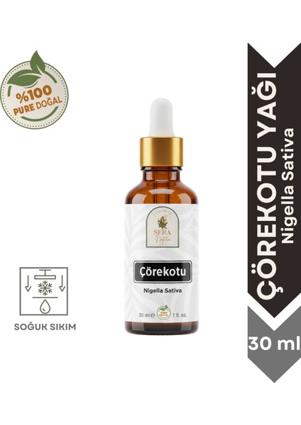 Çörekotu Yağı 30 Ml. %100 Saf