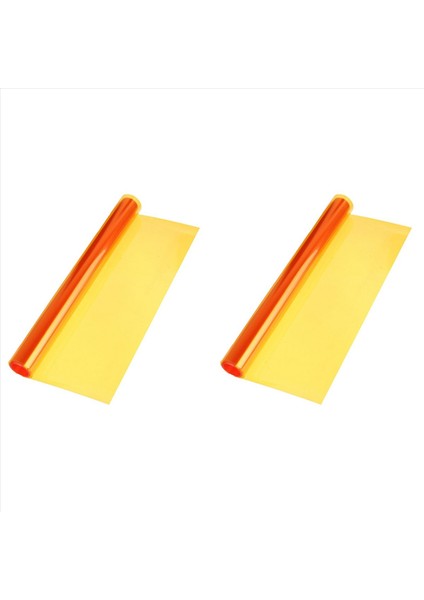 2x Film Far 30CM x 120CM Tonu Vinil Araç Turuncu (Yurt Dışından)