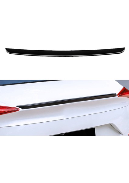 Araba Parlak Siyah Boyalı Arka Gövde Spoyler Kuyruk Kapak Kanadı Honda Civic Sedan 16-19 (Yurt Dışından) fiyatları