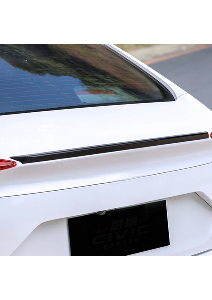 Araba Parlak Siyah Boyalı Arka Gövde Spoyler Kuyruk Kapak Kanadı Honda Civic Sedan 16-19 (Yurt Dışından) modelleri