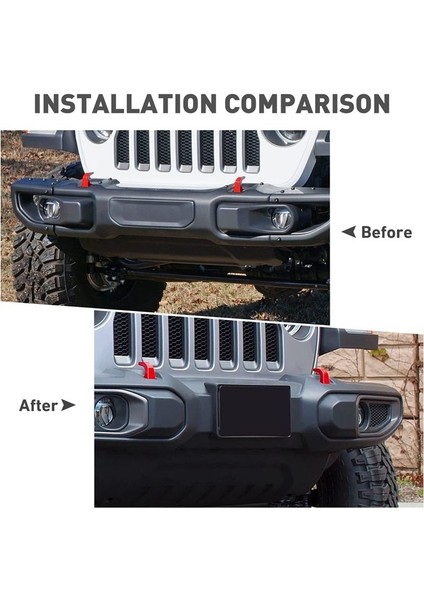 Ön Plaka Braketi Tutucu Jeep Wrangler Için Kapak Çerçevesi Jl Jlu &amp Gladiator Jt 2018-2023 Aksesuarlar Siyah (Yurt Dışından) indirimleri