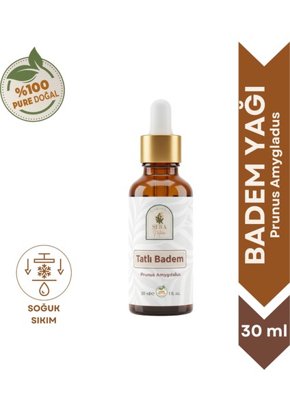 Badem Yağı 30 Ml. %100 Saf