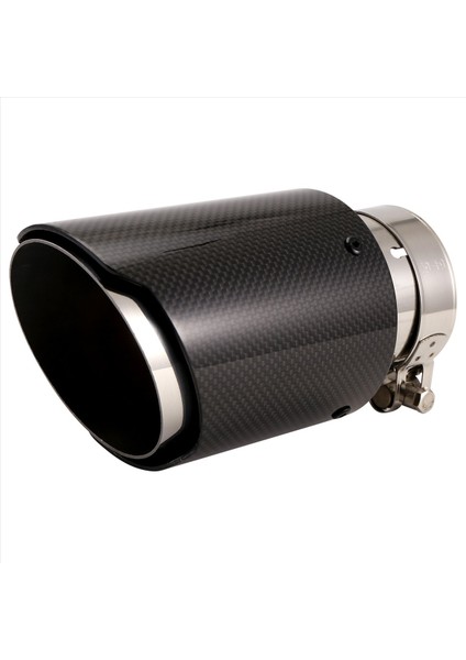 Araç Parlak Karbon Fiber Egzoz Uçu 63-89MM Evrensel Araba Egzoz Boru Modifikasyonu Kuyruk Boğaz Klipsi Kuyruk Borusu (Yurt Dışından) fiyatları
