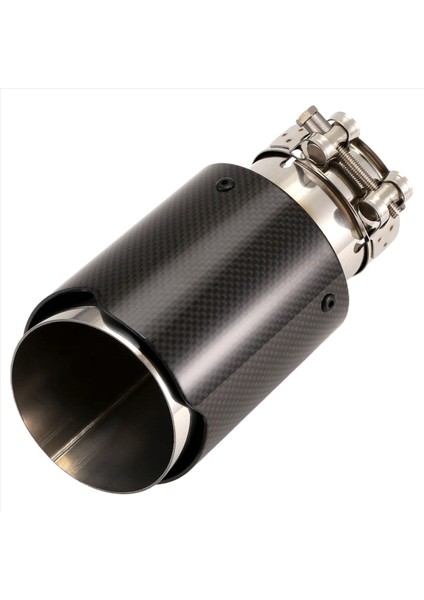 Araç Parlak Karbon Fiber Egzoz Uçu 63-89MM Evrensel Araba Egzoz Boru Modifikasyonu Kuyruk Boğaz Klipsi Kuyruk Borusu (Yurt Dışından) modelleri