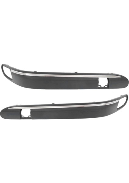 Araba Ön Tampon Pervazları + Mercedes Için Krom Trim Benz C-Serisi 2000-2004 2038852121 2038852221 (Yurt Dışından)
