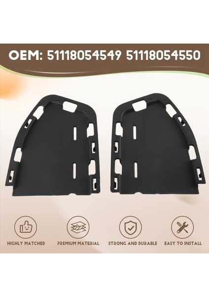 Bmw 4 Serisi 428I 430I Için Araba Tampon Grille Seti Sol ve Sağ Dış Izgara Kapağı 51118054549 51118054550 (Yurt Dışından) modelleri