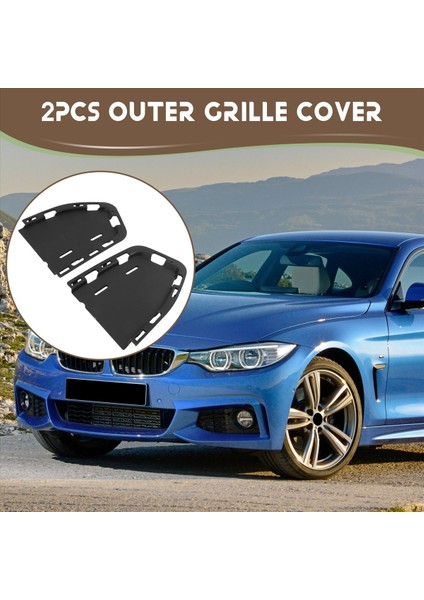 Bmw 4 Serisi 428I 430I Için Araba Tampon Grille Seti Sol ve Sağ Dış Izgara Kapağı 51118054549 51118054550 (Yurt Dışından) fırsatları