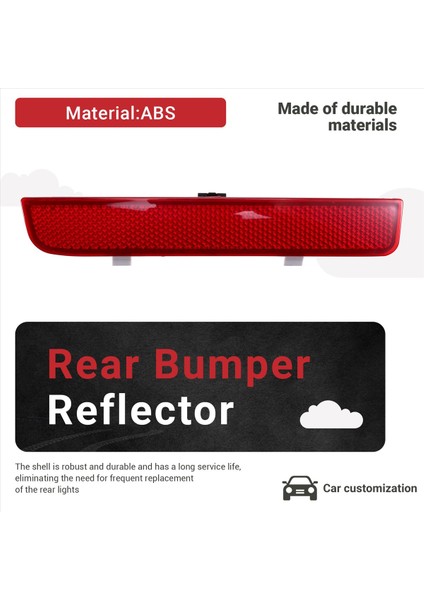 Sol Tampon Reflektör Arka Tampon Arka Lamba Reflektörü Land Rover Range Rover L322 Freelander Lr2 LR006349 (Yurt Dışından) fırsatları