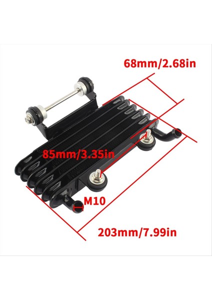 Yamaha Honda Kawasaki Için Gy6 Yağ Radyatör Yağı Soğutucu Beta Motokros Yağ Radyatör (Yurt Dışından) indirimleri