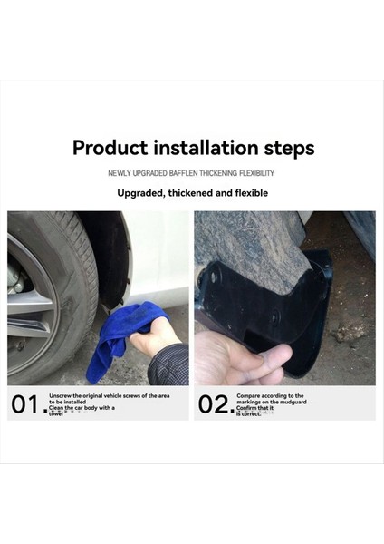 4pcs Araba Mudguard Fender Ön ve Arka Lexus NX200T NX300H 2017-2022 Araç Aksesuarları (Yurt Dışından) fiyatları