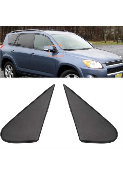 1 Çift Dikiz Aynası Yan Üçgen Plaka Dikiz Ayna Kapak Köşe Döşeme 60118-42010 Toyota Rav4 2006-2012 (Yurt Dışından) fırsatları