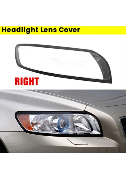 Araba Far Lens Kapak Far Kabuğu Volvo S40 2007-2012 Kafa Işığı Şeffaf Yedek Kabuk R (Yurt Dışından) fiyatları