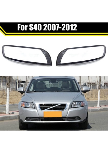 Araba Far Lens Kapak Far Kabuğu Volvo S40 2007-2012 Kafa Işığı Şeffaf Yedek Kabuk R (Yurt Dışından) modelleri