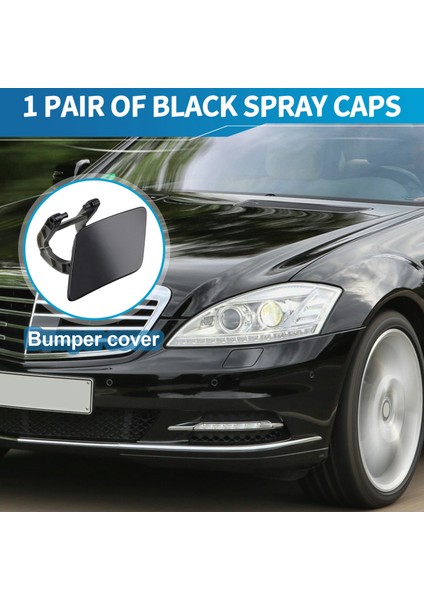 1 Çift Ön Tampon Far Sprey Kapağı Ön Tampon Yıkama Kapağı Mercedes Benz S-Serisi W221 2218801305 2218801405 (Yurt Dışından) indirimleri