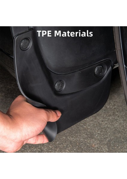 Tesla Model 3 Için Tekerlek Çamur Fleps Model 3 Yayla 2024 Sıçrama Muhafızları Çamurlar Ön Arka Çamurluk Yükseltme Tpe Mudguards Protector (Yurt Dışından) modelleri