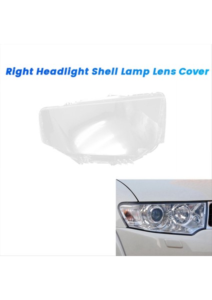 Mitsubishi Pajero Sport 2013-2015 Için Araba Ön Far Lens Kabuk Lambası Gölgesi (Yurt Dışından) indirimleri