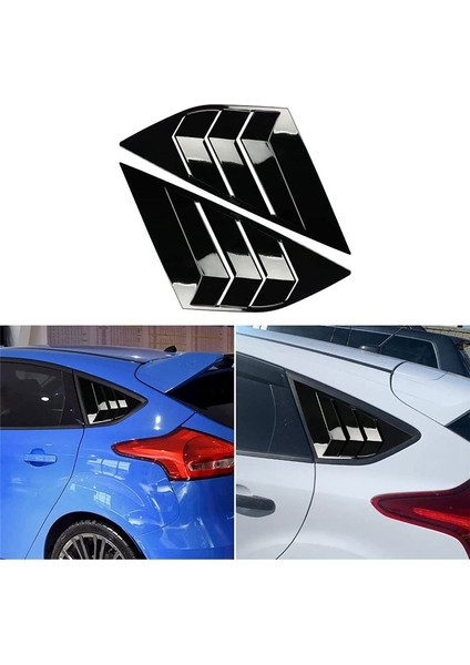 Ford Focus Için Arka Yan Pencere Kangenleri St Rs Mk3 Hatchback 2012-2018 Aksesuar Hava Havalandırma Kepçe Kapağı Parlak Siyah (Yurt Dışından) fiyatları