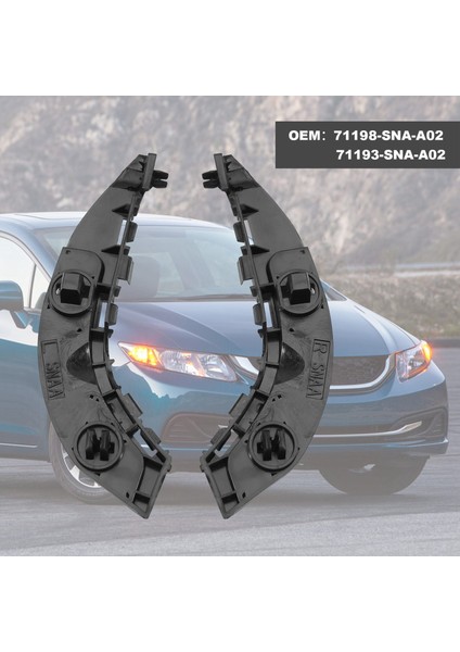 Honda Civic Için Araba Ön Tampon Braketi 2006 2007 2008 2009 2011 71198 71198-SNA-A02 71193-SNA-A02 (Yurt Dışından) indirimleri