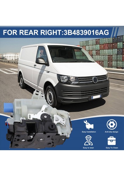 Kapı Kilidi Aktüatör Kapı Kilidi Aktüatör Mekanizması 3B4839016AG Vw Polo Skoda Mk5 T5 Arka Sağ (Yurt Dışından) modelleri