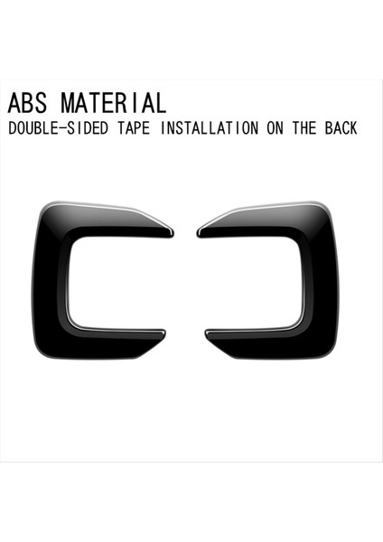 Araba Ön Sis Farları Kuzdan Çıkartma Honda Wrv 2024 Japonca Versiyon Sis Lambası Göz Kapağı Kap Kapak Parlak Siyah (Yurt Dışından) modelleri