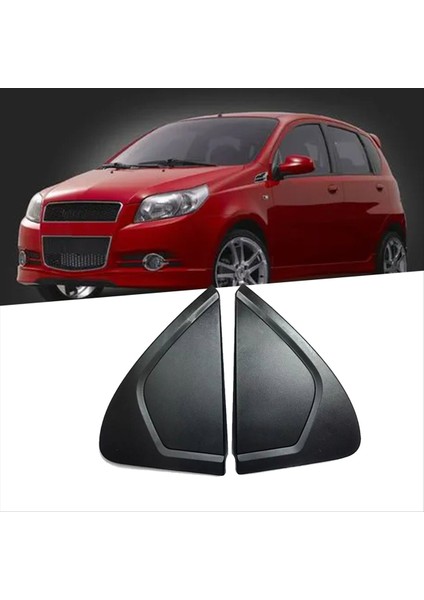 1paır Araç Kapı Yanıyor Üçgen Trim Panel 96583066 96583067 Chevrolet Aveo 2003-2010 Pencere Köşe Kalıplama Kapağı (Yurt Dışından) modelleri