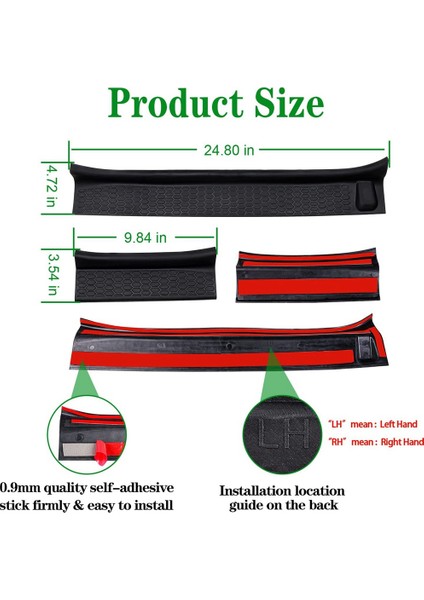 Door Sill Muhafızları 2018-2022 Jeep Wrangler Jl &amp 2020-2022 Jeep Gladiator Jt Aksesuarları Siyah (Yurt Dışından) indirimleri