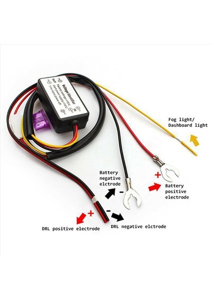 2x Araba LED Gündüz Koşu Işıkları Denetleyicisi Röle Kabuğu Dimmer Dimmer Açık/kapalı 12-18V Sis Lambası Denetleyicisi Drl Denetleyicisi (Yurt Dışından) fırsatları
