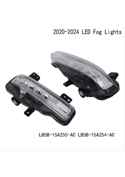 Ford Explorer Için 2020-2024 Sağ LED Sis Farları Ön Tampon Lambaları LED Gündüz Koşu Işıkları LB5B-15A254-AC (Yurt Dışından) indirimleri