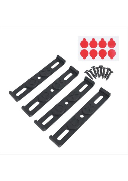 Çerçevesiz Plaka Montajı 4 Pc Hava Durumu Koşulsuz Çerçevesiz Plaka Çerçeve Araç Etiket Çerçevesi Ön ve Arka Araç Etiketleri (Yurt Dışından)