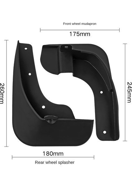 Toyota Vios Için Araba Çamurlukları 2019-2022 Çamurluk Çamur Guard Flep Splash Flaps Mudflaps Aksesuarlar (Yurt Dışından) fırsatları