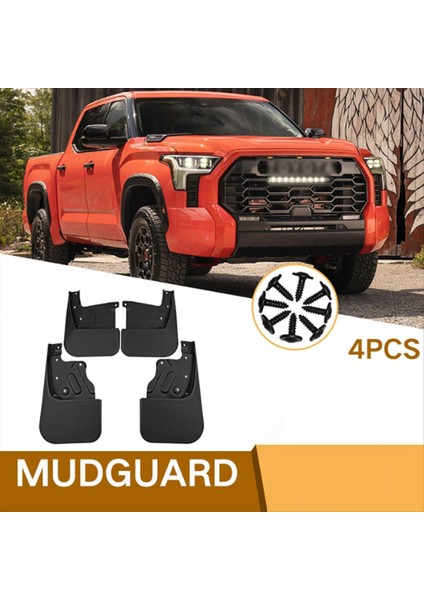 Toyota Tundra Için 2022-2023 Araba Çamur Flaps Splash Guard Mudguard Çamurlu Çamurluk Harici Kapak (Yurt Dışından) fiyatları