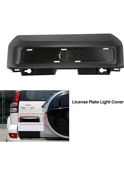 81696-60011 Toyota Land Cruiser Prado 120 LC120 2003-2009 Için Araba Arka Kapı Kuyruğu Kapısı Plaka Kapağı (Yurt Dışından) indirimleri