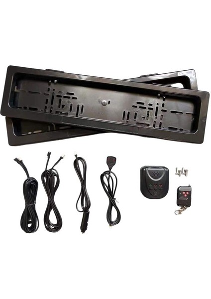 Ab Plaka Plaka Plaka Plaka Deklanşı Araç Numarası Silindir Kapağı Uzaktan Kapak Gizli Deklanşör Çerçevesi 2 Pcs (Yurt Dışından)