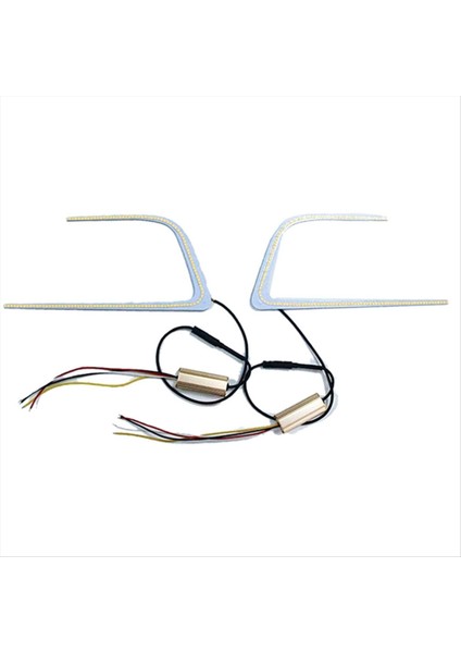 Subaru Wrx/stı Legacy 2015-2018 Için Işık Dönüşü ile Araba LED Gündüz Hafif Angel Göz Drl (Yurt Dışından) fiyatları