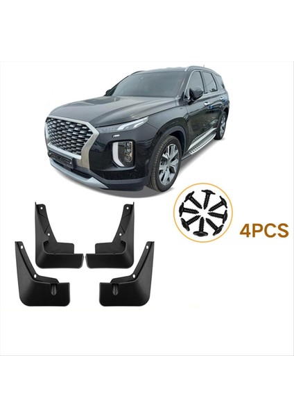 Hyundai Palisade Için Araba Çamur Fleps 2019-2023 Pedal Çamurlu Çamurluk Çamur Koruyucusu Flep Sıçrama Kapakları Aksesuarları (Yurt Dışından) indirimleri