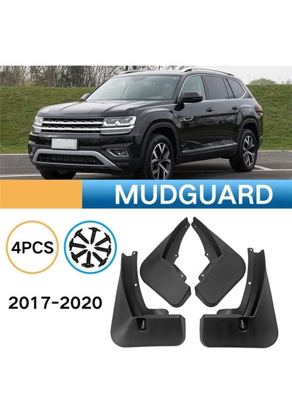 Volkswagen Teramonts Atlas Için Araba Çamurlukları 2017-2020 Çamurluk Çamur Koruma Flep Splash Flaps Mudflape Aksesuarları (Yurt Dışından) fırsatları