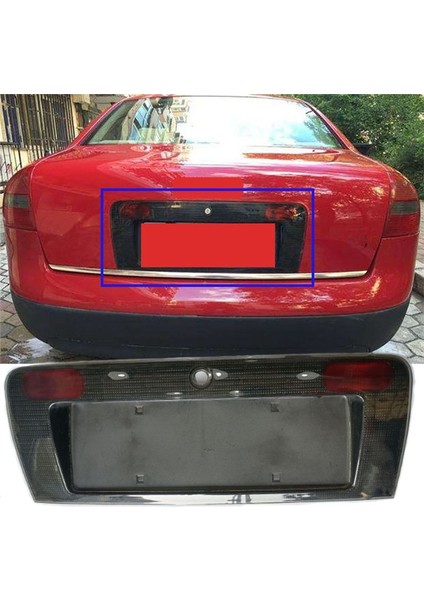 Arka Numara Işık Çerçevesi Plaka Lambası Kapağı Audi A6 C5 Için Sahibi 1998-2004 3 0l 4C5945695A (Yurt Dışından) fırsatları