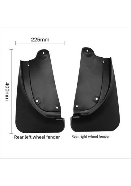 Araba Tesla Için Büyük Çamurluklar Model Y 2021-2023 Çamurluk Çamur Guard Flap Splash Flaps Çamur Flaps Aksesuarlar (Yurt Dışından) modelleri